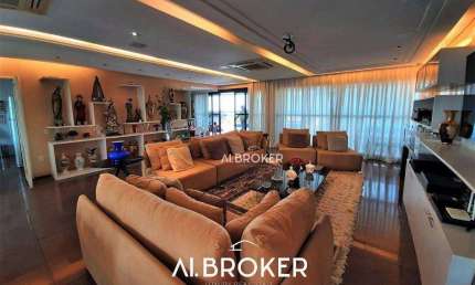 Na Beira Mar Cobertura com 5 dormitórios à venda, 650 m² por R$ 9.000.000 - Meireles - Fortaleza/CE