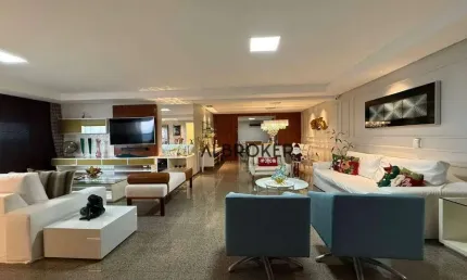 Na beira mar  apartamento com 5 dormitórios à venda, 385 m² por r$ 5.500.000 - praia de iracema - fortaleza/ce
