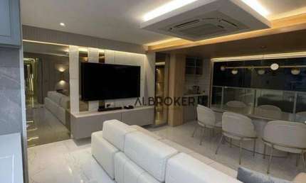Apartamento com 3 dormitórios à venda, 100 m² por R$ 1.400.000,00 - De Lourdes - Fortaleza/CE