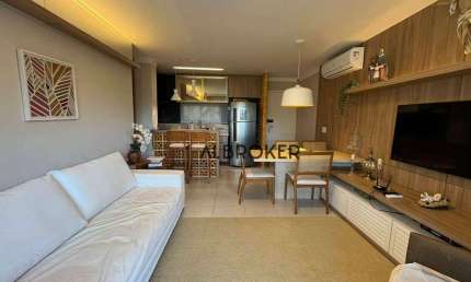 No Beach Park  Apartamento com 2 dormitórios à venda, 72 m² por R$ 780.000 - Porto das Dunas - Aquiraz/CE