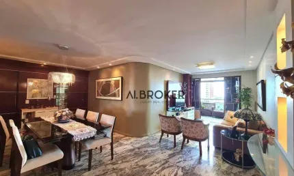 Próximo ao colégio farias brito apartamento com 3 dormitórios à venda, 158 m² por r$ 1.100.000 - aldeota - fortaleza/ce