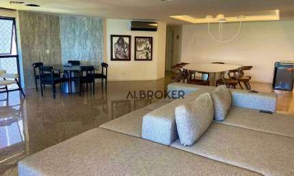 Próximo a Beira Mar Apartamento com 4 dormitórios à venda, 330 m² por R$ 4.900.000 - Mucuripe - Fortaleza/CE