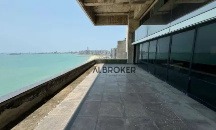 Na Beira MarApartamento Duplex com 5 dormitórios à venda, 500 m² por R$ 7.500.000 - Meireles - Fortaleza/CE