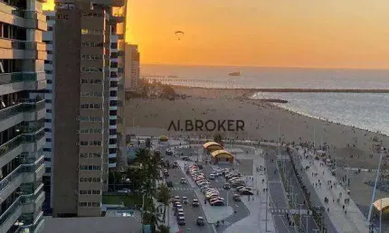 Na Beira Mar Apartamento com 3 dormitórios à venda, 147 m² por R$ 3.999.000 - Meireles - Fortaleza/CE