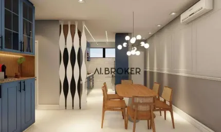 No Porto das Dunas  Apartamento com 2 dormitórios à venda, 71 m² por R$ 640.000 - Porto das Dunas - Fortaleza/CE
