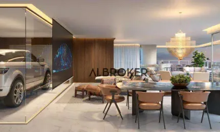 Andar alto apartamento com 4 dormitórios à venda, 368 m² por r$ 6.800.000 - meireles - fortaleza/ce