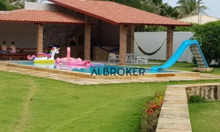 Paria do cumbuco casa com 4 dormitórios à venda, 450 m² por r$ 1.500.000 - praia de cumbuco - caucaia/ce