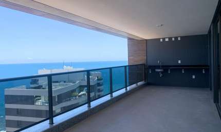 4 suítes com varanda gourmet e vista encantadora no Morro Ipiranga - Barra