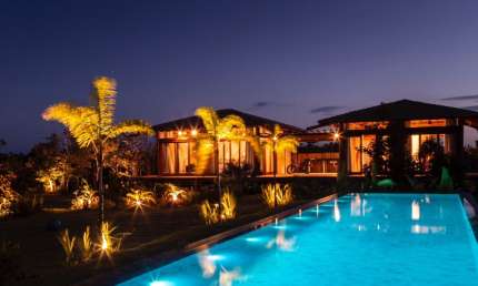 Espetacular casa em condomínio com 2 módulos - 7 suítes em um lago privativo - Barra Grade/ Maraú