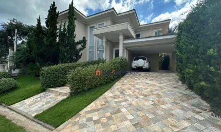 Sobrado com 4 dormitórios, 376 m² - venda por R$ 3.700.000,00 ou aluguel por R$ 20.500,99/mês - Condominio Parque das Garças I - Atibaia/SP