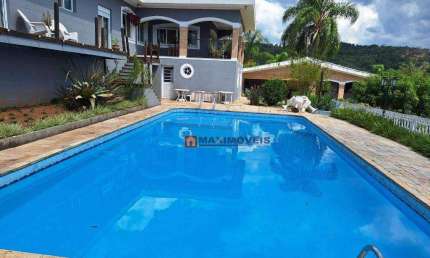 Casa com 5 dormitórios à venda, 517 m² por R$ 3.850.000 - Jardim Estância Brasil - Atibaia/SP