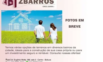 TERRENO A VENDA, GSP LIFE BOITUVA, 141,05M², ACEITA PARTE EM PERMUTA.