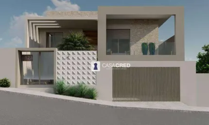 Casa com 4 dormitórios à venda, 260 m² por r$ 1.450.000 - alta villa - varginha/mg