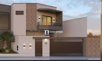 Casa com 3 dormitórios à venda, 160 m² por R$ 580.000,00 - Treviso - Varginha/MG
