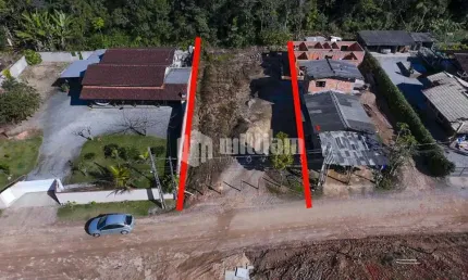Terreno à venda no lageado baixo, guabiruba , 530 m2 por r$ 199.900