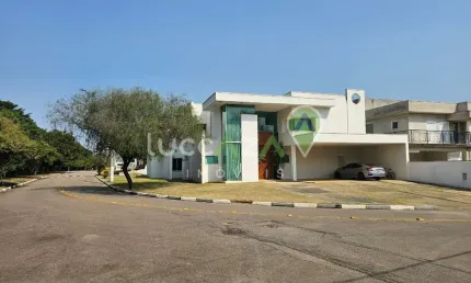 Imponente casa de alto padrão à venda em Jacareí-SP no Condomínio Sunset Garden: 4 quartos, 4 suítes, 3 salas, 6 banheiros, 6 vagas de garagem e 590m² de área