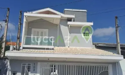 Espetacular casa à venda em Jacareí-SP, Jardim Altos de Santana II: 3 quartos, 2 suítes, 1 sala, 3 banheiros, 2 vagas, 170,02m².