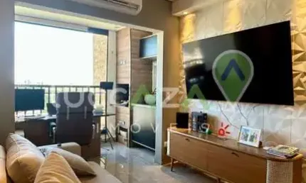 Apartamento à venda em jacareí-sp, vila machado: 2 quartos, 1 suíte, 2 salas, 2 banheiros, 1 vaga, 66m². aproveite!