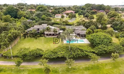 Chácara com 5 dormitórios à venda, 5480 m² por R$ 7.800.000,00 - Lagos de Shanadu - Indaiatuba/SP