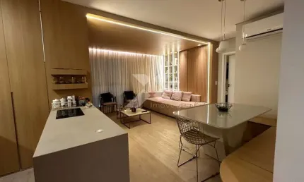 Concept Palhano - Apartamento á venda com 1 suíte e sala estendida na Gleba Palhano - Concept Palhano