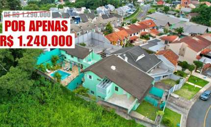 Casa de Alto Padrão 4 Dormitórios (2 Suítes) com Piscina e Edícula no Boa Vista, Curitiba - 584m²