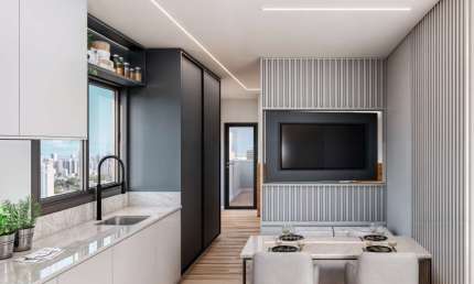 Apartamento Para Vender com 1 quartos no bairro Alto da XV em Curitiba
