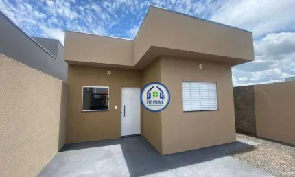 Casa com 2 dormitórios à venda, 61 m² por R$ 240.000 - Lago Sul 2 - Bady Bassitt/São Paulo