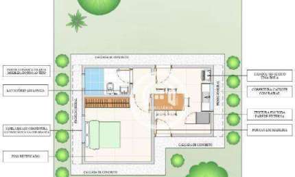 Casa com 1 dormitório à venda, 32 m² por R$ 129.900 - Jardim do Bosque - Potirendaba/SP