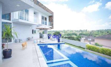 Casa com 4 dormitórios, 3 suítes  à venda, 709 m² por R$ 4.700.000 - São Paulo II - Cotia/SP