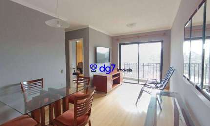 Apartamento com 2 dormitórios para alugar, 60 m² por R$ 3.720/mês - Jardim Bonfiglioli - São Paulo/SP