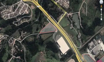 Terreno comercial para alugar no parateí do meio, jacareí  por r$ 17.000