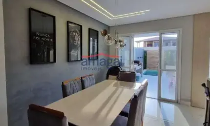 Casa em condomínio fechado com 3 quartos à venda no jardim santa maria, jacareí  por r$ 619.000
