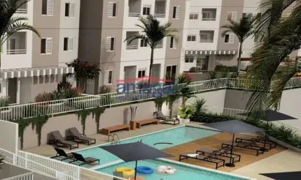 Apartamento com 2 quartos à venda no loteamento jardim sol nascente, jacareí  por r$ 252.184