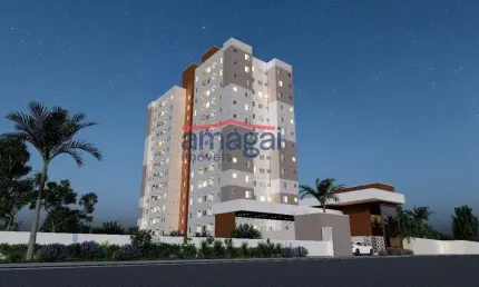 Apartamento com 2 quartos à venda no Centro, Jacareí  por R$ 336.600