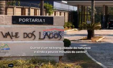 Terreno em condomínio fechado à venda no Condomínio Parque Vale dos Lagos, Jacareí  por R$ 430.000