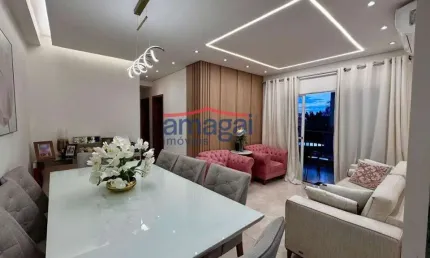 Apartamento com 3 quartos à venda na vila machado, jacareí  por r$ 490.000