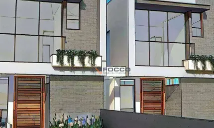 Sobrado com 3 dormitórios à venda, 109 m² por R$ 690.000,00 - Serraria - São José/SC