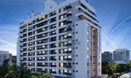 Studio com 1 dormitório à venda, 33 m² por R$ 363.900,00 - Barreiros - São José/SC