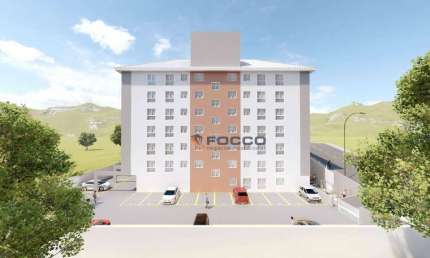 Apartamento com 2 dormitórios à venda, 44 m² por R$ 228.735,00 - Jardim Janaína - Biguaçu/SC