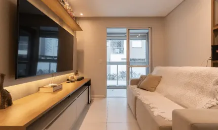 Apartamento com 02 dormitórios (01 suíte) no centro de são josé/sc 