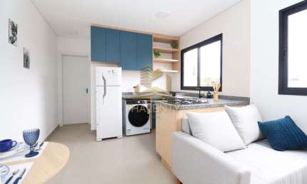 Apartamento com 1 quarto à venda na Rua Terezina, 855, Cajuru, Curitiba, 26 m2 por R$ 179.000