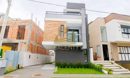 Casa em condomínio fechado com 3 quartos à venda na Rua Irma Schreiner Maran, 503, Santa Cândida, Curitiba, 170 m2 por R$ 1.149.000
