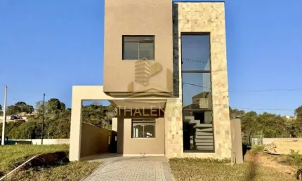 Casa em condomínio fechado com 3 quartos à venda na Rua Irma Schreiner Maran, 503, Santa Cândida, Curitiba, 116 m2 por R$ 769.000