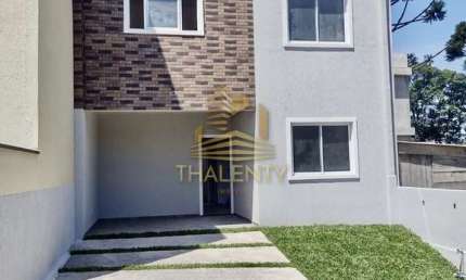 Casa em condomínio fechado com 4 quartos à venda na Rua José Bajerski, Abranches, Curitiba, 149 m2 por R$ 599.000
