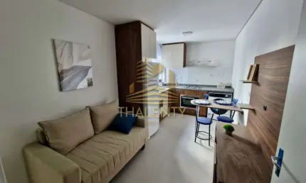 Apartamento com 1 quarto à venda na rua salvador, 588, cajuru, curitiba, 28 m2 por r$ 299.000