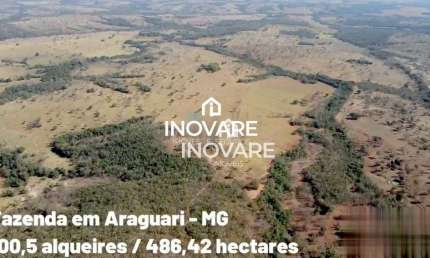 Fazenda à venda, 486,42 hectares por R$ 25.125.000 - Sewa - Araguari/MG