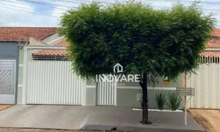 Casa com 3 dormitórios à venda, 82 m² por r$ 400.000,00 - jardim bandeirantes - itumbiara/go