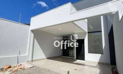 Casa com 3 Quartos à venda, 105 m² por R$ 450.000 - Setor Lago dos Buritis - Anápolis/GO