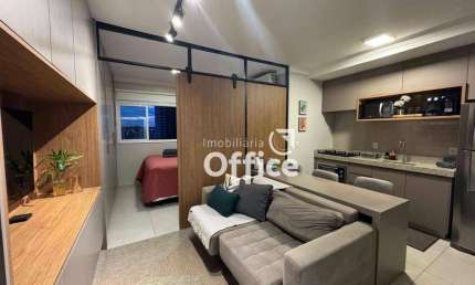 Apartamento 1 quarto e estúdio à venda, 36 m² por R$ 295.000 semi mobiliado- Maracananzinho - Anápolis/GO