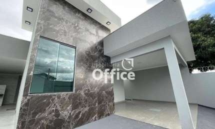 Casa com 3 quartos  à venda, 125 m² por R$ 550.000 - Jardim Suíço - Anápolis/GO